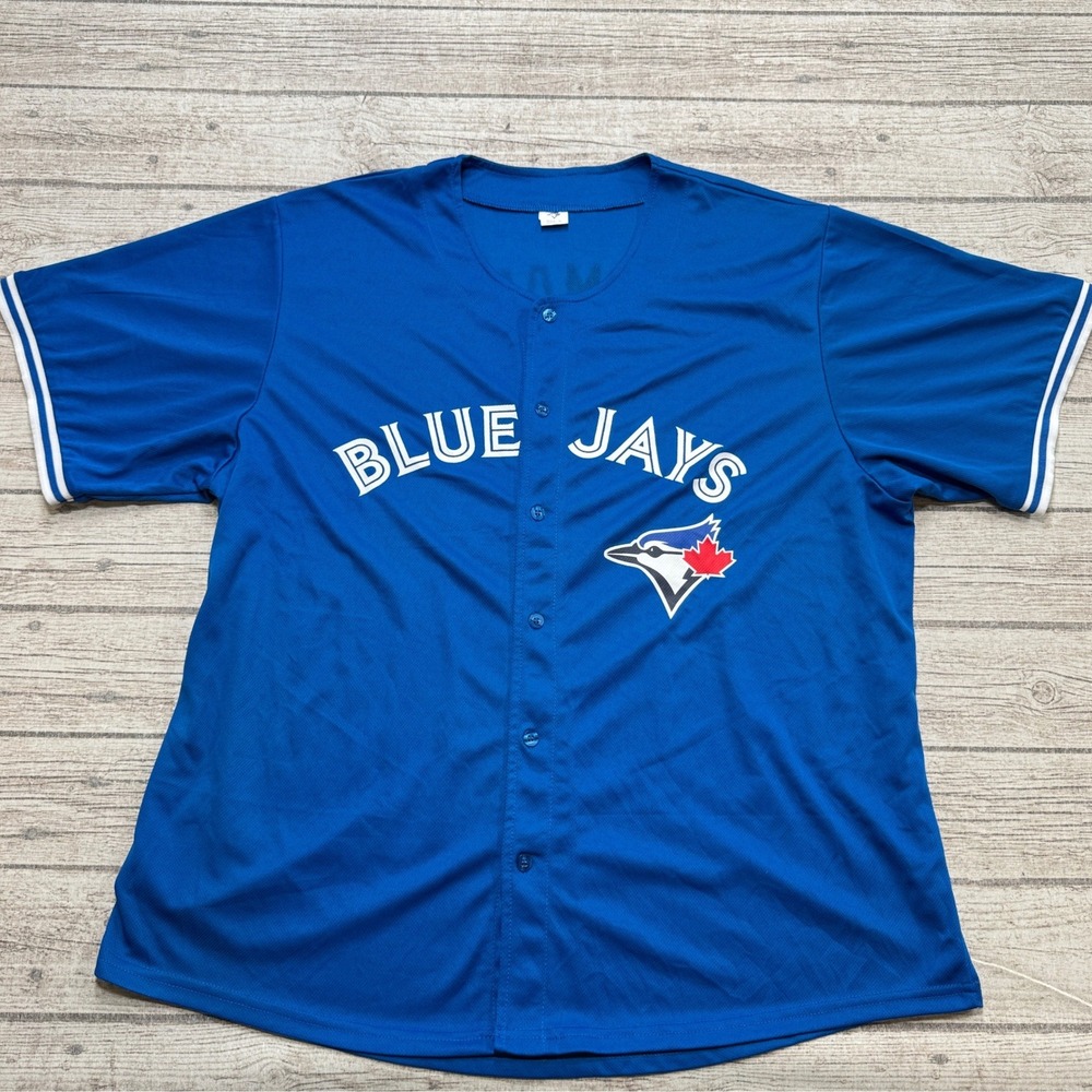 Toronto Blue Jays Jersey Men's XL Blue Jordan Romano #68 Baseball Giveaway MLB
